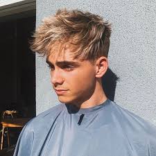 Really you should dye it to get it blonde not bleach it get blonde highlights. Trendy Hairstyles For Men With Blonde Hair Color Fashionably Male