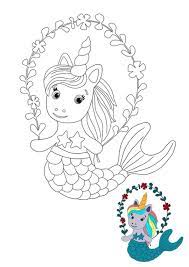 Free unicorn mermaid coloring pages. Unicorn Mermaid Coloring Pages Unicorn Coloring Pages Elephant Coloring Page Mermaid Coloring Pages