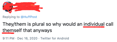 Themself is controversial and in my experience is not generally accepted as a standard english word. I Love It When People Prove Themselves Wrong Traaaaaaannnnnnnnnns