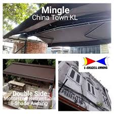 Aecojoy 13'×8' patio awning retractable sun shade awning cover outdoor patio canopy sunsetter market deck awnings with manual crank handle, beige. Motorized Retractable I Shade Awning Home Facebook