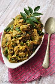 Life Scoops Mushroom And Spring Onion Thoran Stir Fry With Coconut Indian Beef Recipes Rice Side Dishes Veg Curry