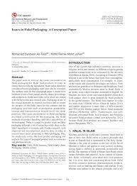 Ingredients and production the provision of halal certified food is important for both muslims consumers as well as halal food manufacturers in malaysia. Pdf Issues In Halal Packaging A Conceptual Paper