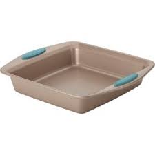 Rachael Ray Cucina Nonstick Bakeware 4 Piece Set Latte Brown Walmart Com Nonstick Bakeware Square Cake Pans Square Cakes