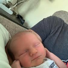 🔹Karsyn James “KJ” Chastain🔹 You may have been a few days earlier than we  expected, but that just means Mommy and Daddy get more time with you 💙 We  love you KJ!