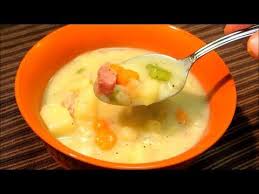 Hearty Ham Potato Soup Recipe How To Make Potato Soup The Wolfe Pit Youtube Ham And Potato Soup Potato Soup Recipe Delicious Soup Recipes