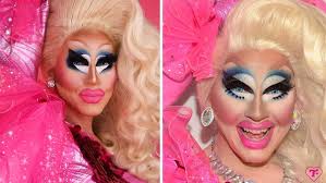 Trixie bringing back her natural makeup look 💖 I miss when woman wore less  makeup like this. You can't even tell there is any makeup on her face.. :  rrupaulsdragrace