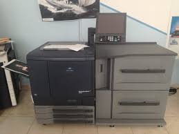 Click the printer menu and then make sure that use printer offline is unchecked. Konica Minolta Bizhub Press C7000 Digitaler Drucker Gebrauchte Maschinen Exapro