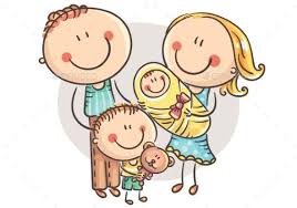 Family Family Cartoon Happy Cartoon Family Drawing