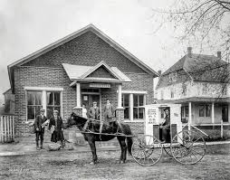 Vienna S First Post Office Building 1910 On Dominion Street Immediately Across From The Railroad Sta Print Pictures Vintage Photo Frames Pictures