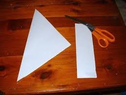 Along the folded side of your paper, measure and mark off at 2 1/2 inches (point a) and at 3 1/2 inches (point b) Easy Paper Kite How To Make A Kite Papercraft On Cut Out Keep How To By Abigail