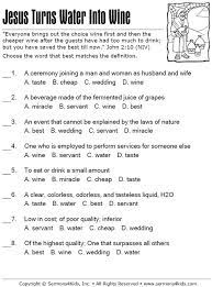 What was the first recorded miracle of jesus? Pin On Sunday School Worksheets Activities Crafts