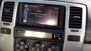 It's all too easy to clutter up the dash and obstruct your view from the driver's seat. 2007 Toyota 4runner Sr5 Pioneer Avic Z130bt Navigation Double Din Camera Youtube