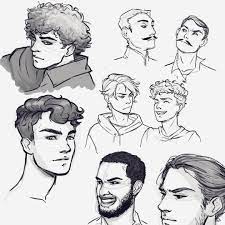 In this digital art tutorial i'll be showing you how to paint black and white fur using digital painting software and (preferably) a drawing tablet. Short Curly Hair Male Drawing Novocom Top