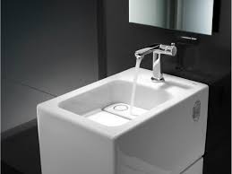 roca w + w integrated washbasin white