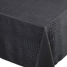 Nappe Carree 150x150 Cm Jacquard 100 Polyester Lounge Noir Autre Noir Cdiscount Maison