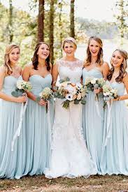 36 Most Pinned Photos In Blue Wedding Theme Wedding Forward Bridesmaid Dresses Strapless Pretty Bridesmaid Dresses Pale Blue Bridesmaid Dresses