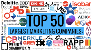 50 Largest Marketing Companies In The World Leadership Insights Marketing Matters By Agency Spotter Marketing Company Marketing Marketing Firm