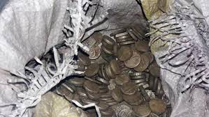 Mughal era coins unearthed during a ...