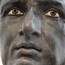 This bronze head, found