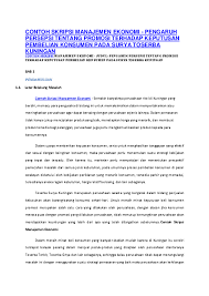 Contoh proposal skripsi manajemen pemasaran. Contoh Skripsi Manajemen Research Papers Academia Edu