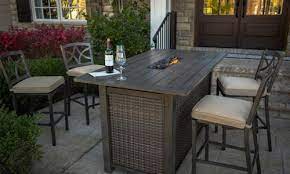 Taper the bottom edges about 1/2 in. 4 Party Photos Of My Favorite Bar Height Fire Pit Table