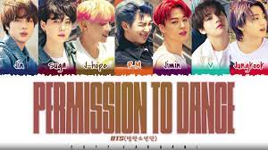 The dance was choreographed by keone madrid, and the music video was produced and directed by gdw. Permission To Dance Deutsche Ubersetzung Bts ë°©íƒ„ì†Œë…„ë‹¨ Songtext