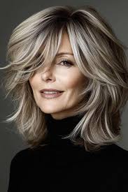 23 Medium Length Layered Cuts for Women Over 50