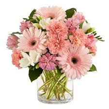 A selection of flower bouquets offer three different sizes, choose if you would prefer to send a deluxe or premium size arrangement. Soft Pink Blooms Flowers And Gifts Online Flower Shop