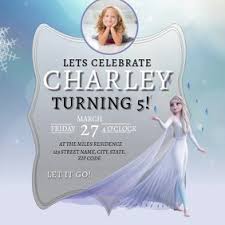 Time to do so was so that i could share these free printable frozen birthday party invitations with you! 200 Frozen Birthday Invitation Customizable Design Templates Postermywall
