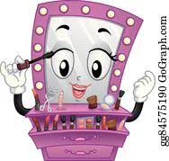 Vanity Mirror Clip Art Royalty Free Gograph In case you're wondering what type of design such a piece could have, take a look at the mirror of the dressing table becomes a decoration for the room. vanity mirror clip art royalty free