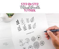 For those of you who want to make. 16 Simple Floral Doodles Step By Step Tutorial Vial Designs