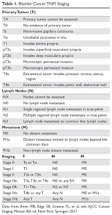 Image result for Bladder Cancer Staging
