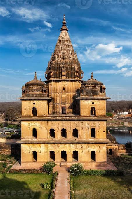 The Mausoleum of Vir Singh Deo has Orchha, vintage engraving. 40132512 Stock Photo at Vecteezy