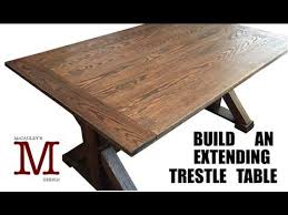 Really Like This Method For Creating Breadboard End Extendable Dining Table The Dominoes Will Help To Kee Farmhouse Table Plans Trestle Table Farmhouse Table