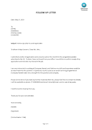 How To Write A Follow Up Letter? An Easy Way To Start Is To Download This  Sample Follow Up Letter To A Job A… | Job Application Template, Job  Application, Lettering