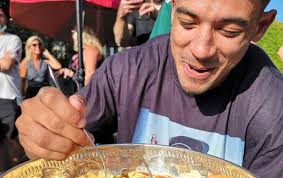 Say cheese! Lightning forward Mathieu Joseph eats poutine out of Stanley  Cup