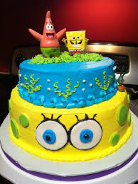 Pin By Ann Coodees On Spongebob Stitch Cakes Spongebob Cake Spongebob Birthday Cake Cartoon Cake