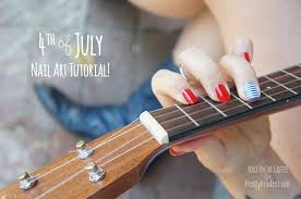 Trick the ombre effect by putting different shades of a single color on each nail from light to dark. 4th Of July Nail Art Tutorial Pretty Prudent