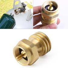 Now you can safely refill your empty propane cylinders / bottles for less than $1 using a custom brass propane refill adapter fitting. Outdoor Camping Bbq Cooking Stove Conversion Adapter 1lb Propane Tank Refill Adapter Alexnld Com