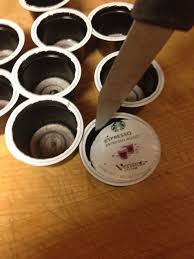 Recycle Your Coffee Pods Remove Used Lid Old Grounds Add Fresh Ground Coffee Cover Lid Opening Tightly Wit Nespresso Pods Fresh Ground Coffee Coffee Pods