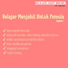 Maybe you would like to learn more about one of these? Belajar Menjahit Busana Untuk Pemula Wilis Dan Jarum Pentul
