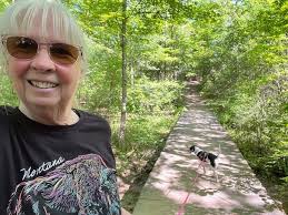 Someone disapproved extremely of getting a selfie taken of them Molly:  Please mom get the camera out of my face!