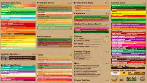 Kreation Menu Juice Recipes Juicing Recipes Juice Cold Pressed Juice