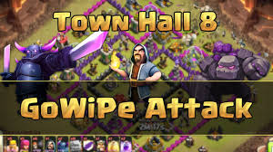 Video susunan formasi strategi base th 9 terkuat 2019 s u b s c r i b e. Clash Of Clans Tips Strategi Serangan War Th8 Dengan Gowipe