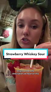 Strawberry Whiskey Sour for Disney California Adventure