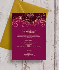 Burgundy Rose Gold Mehndi Baraat Card Wedding Invitation Card Design Marriage Invitation Card Creative Wedding Invitations