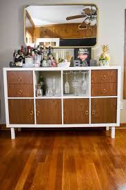 Ikea Kallax Home Bar Hacks How I Made A Diy Home Bar Cabinet Diy Home Bar Kallax Ikea Ikea Kallax Shelf