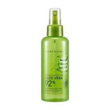 They have dozens of aloe vera products, including gels. Nature Republic Soothing Moisture 92 Aloe Vera Soothing Gel Mist