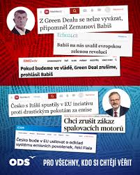 Green Deal: Pravda a populismus! 🔴 Byl to Andrej Babiš, kdo Green Deal v  Evropské unii odsouhlasil. Teď ale, když je v opozici, z něj dělá nástroj  své populistické kampaně. Tvrdí, že