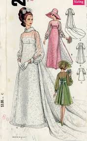 Pin By D992417654 On Vintage Fashion 60 3 1960s Wedding Dresses Patterned Bridesmaid Dresses Vintage Wedding Dress Pattern